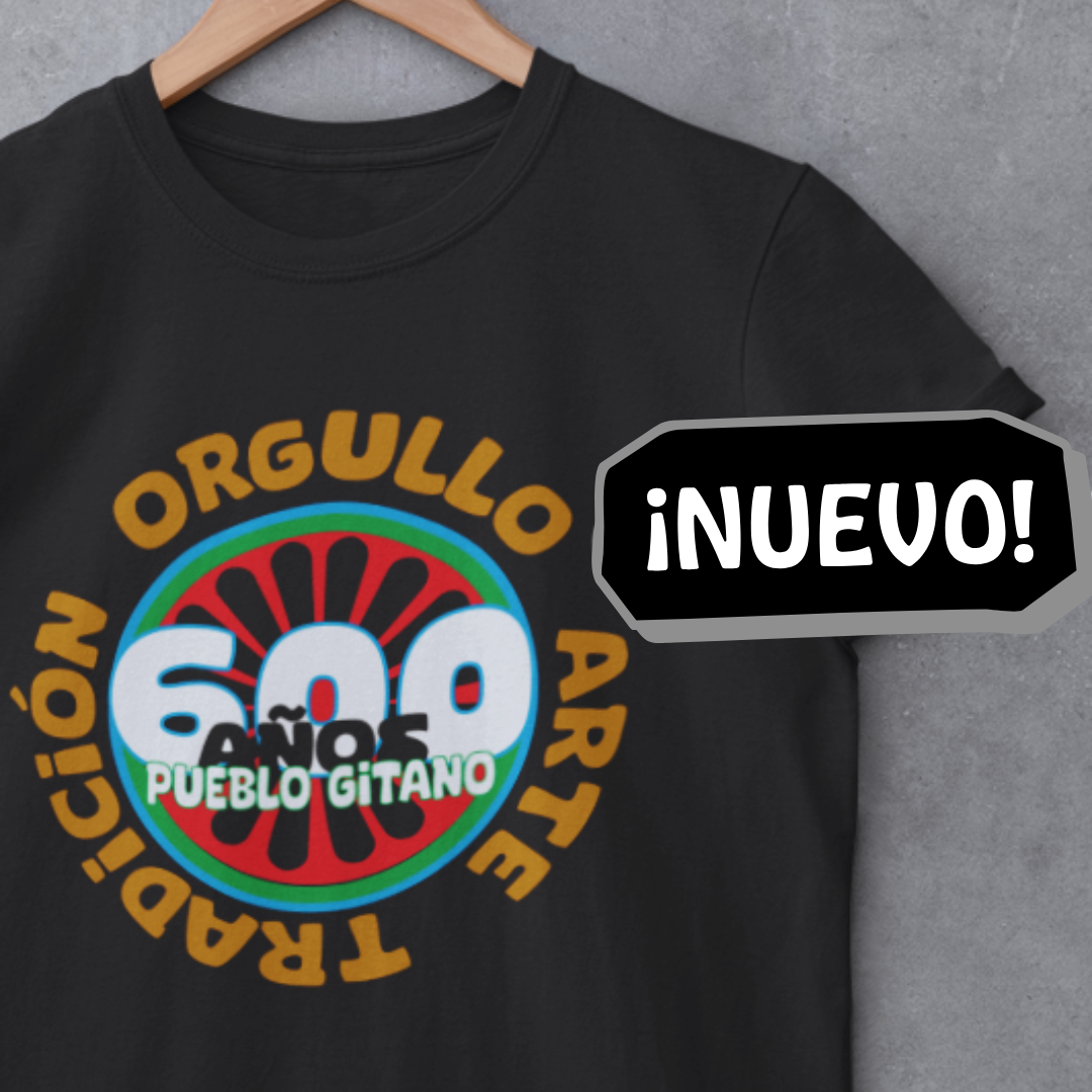 Camiseta «600 Años del Pueblo Gitano» – Orgullo, arte y tradición