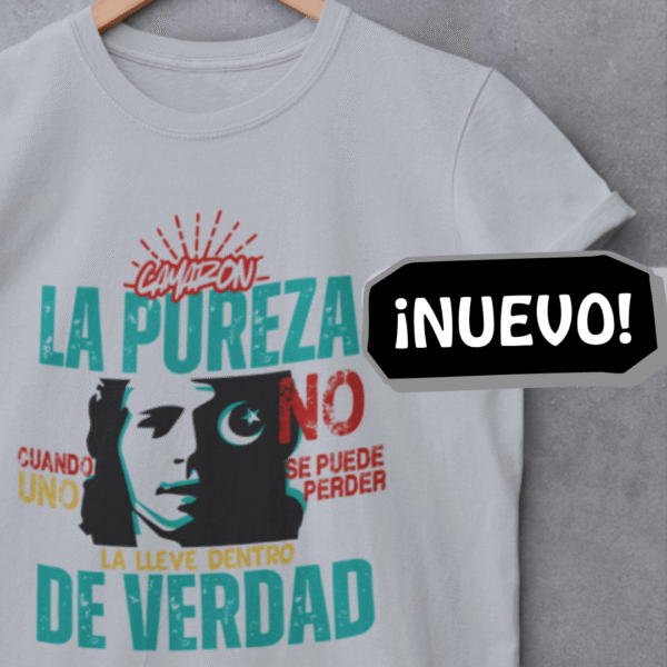 Camiseta "La Pureza No Se Puede Perder" – Esencia flamenca en blanco